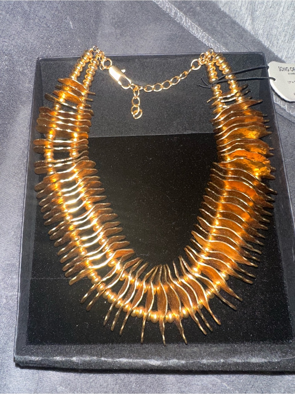 Song of Style Gold-Tone Layered Disc Collar Necklace